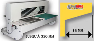 Découpeuse onglet électr. DO6P+GP découpe inclinée (standard)