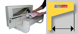 Découpeuse onglet électr. DO7A4 découpe inclinée (standard)