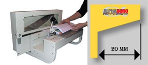 Découpeuse onglet électr. DO7A4GP découpe inclinée (standard)