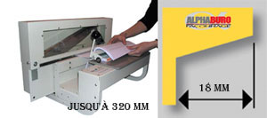 Découpeuse onglet électr. DO7P+GP découpe inclinée (standard)