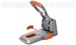 Perforateur 2 trous - Capacité 150 feuilles 70 gr. (Gris / Orange)