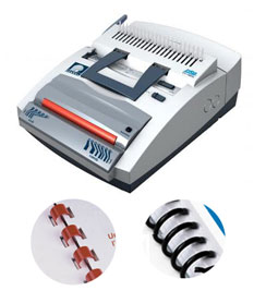 Relieuse électrique anneaux plastiques + Spirales plastiques